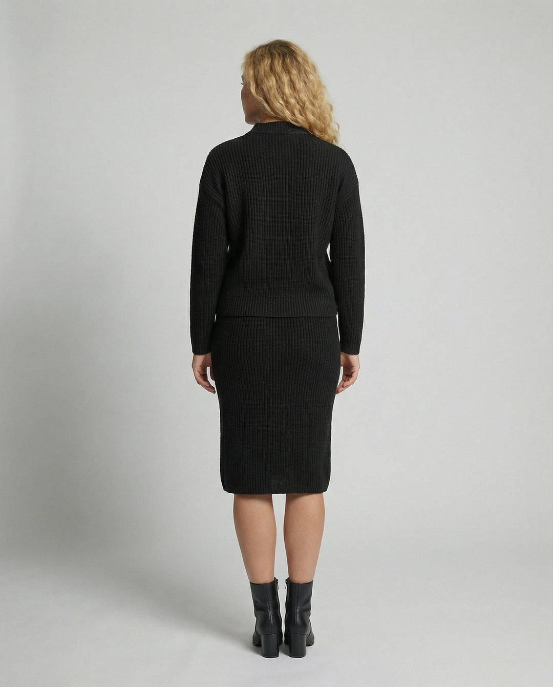 2-Piece Sweater and Skirt Set | Coordinated Knit Set-Fashion Nora