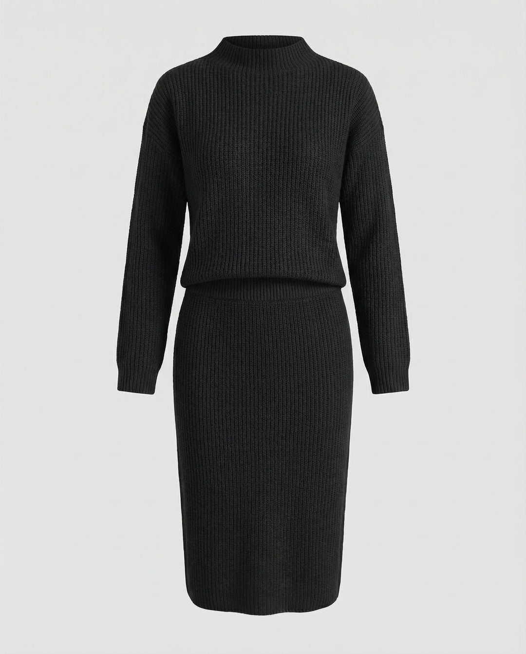 2-Piece Sweater and Skirt Set | Coordinated Knit Set-Fashion Nora