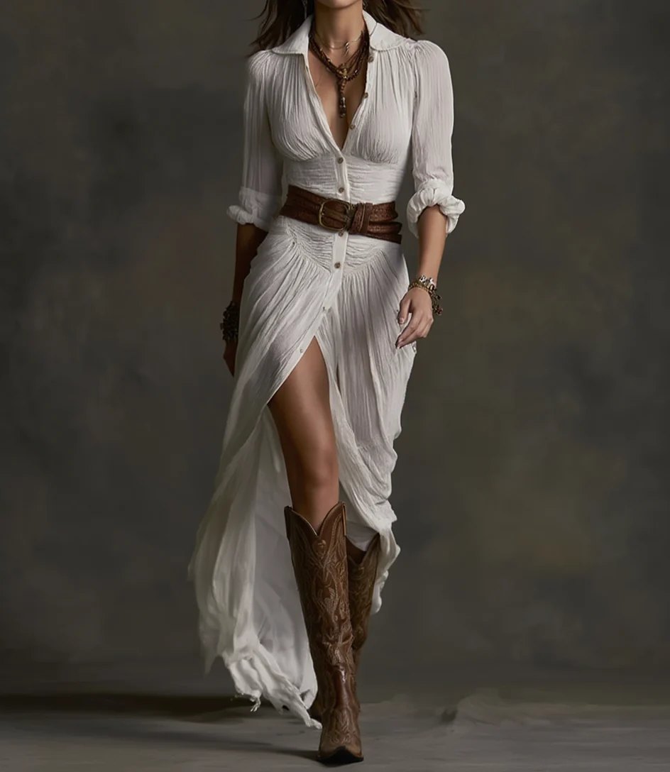 Airy Maxi Dress | Classic Elegant | Lightweight-Fashion Nora