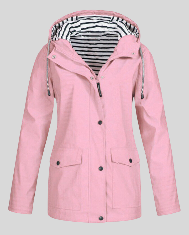 All-Weather Waterproof Jacket | Windproof | Breathable | Feminine Fit-Fashion Nora