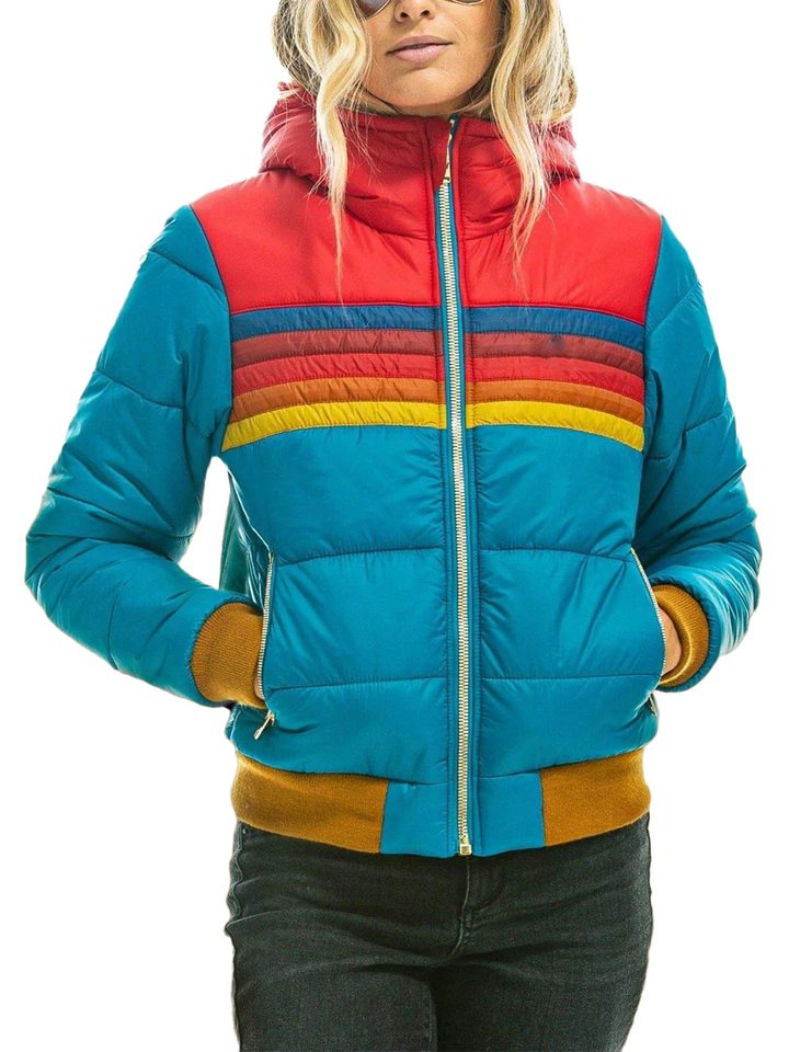 Alpine Padded Jacket | Scandinavian Design | Hooded Warmth-Fashion Nora