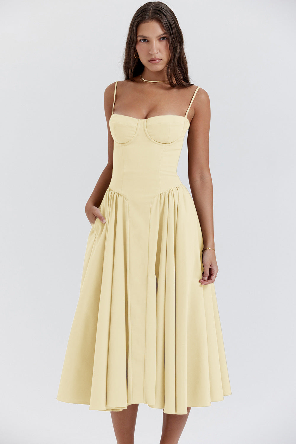 Artistic Retro | Midi Dress-Fashion Nora