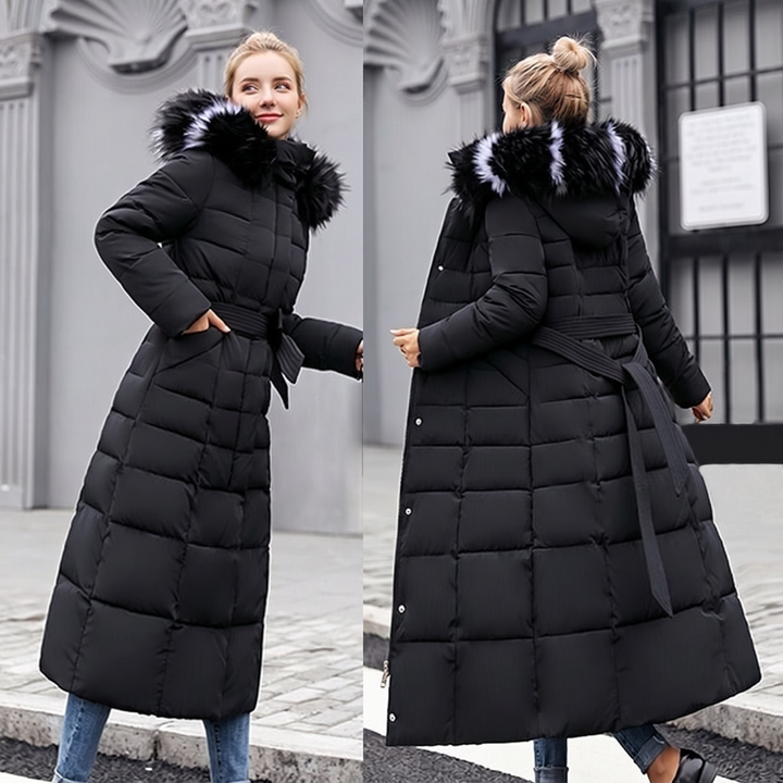 Belted Winter Coat | Warm Tailored Overcoat | Everyday Style-Fashion Nora