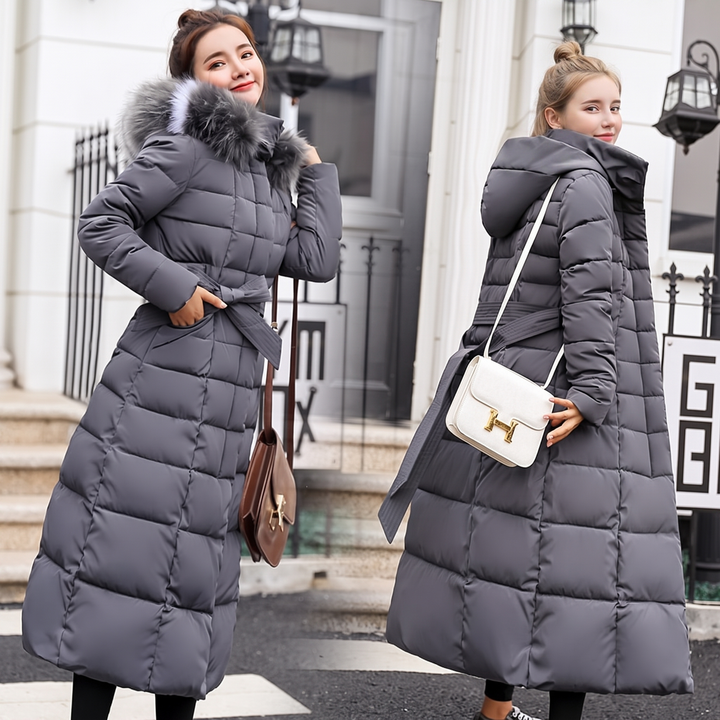 Belted Winter Coat | Warm Tailored Overcoat | Everyday Style-Fashion Nora