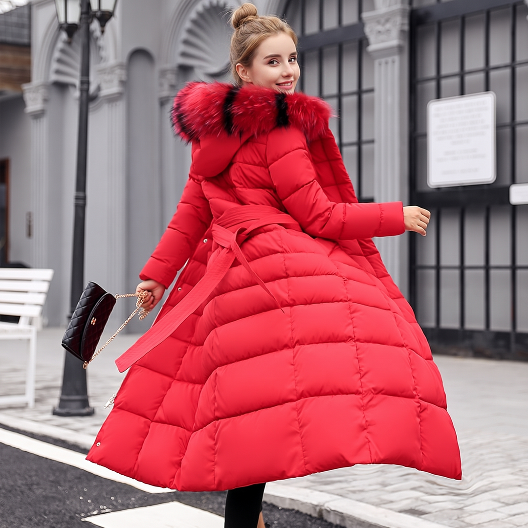 Belted Winter Coat | Warm Tailored Overcoat | Everyday Style-Fashion Nora