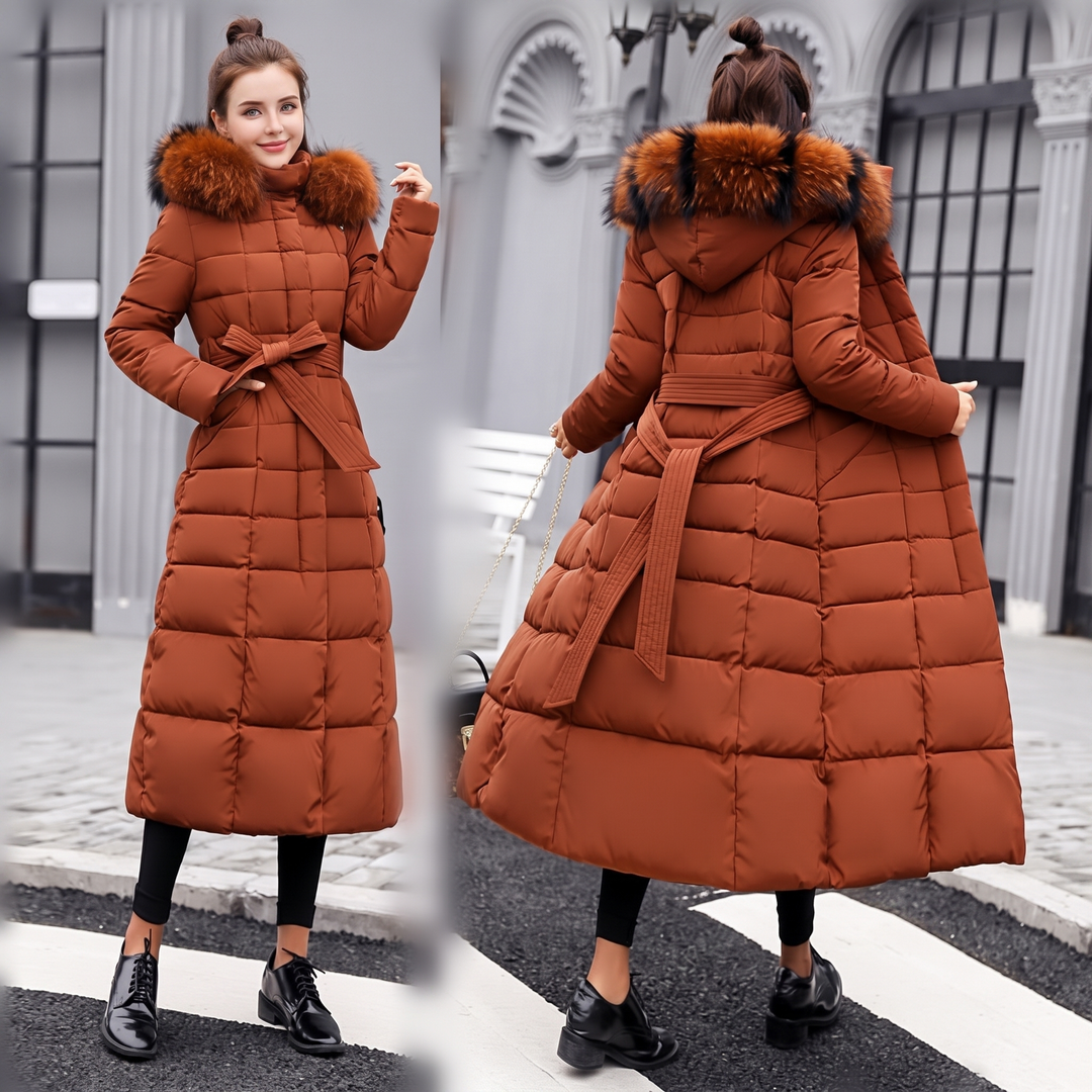 Belted Winter Coat | Warm Tailored Overcoat | Everyday Style-Fashion Nora