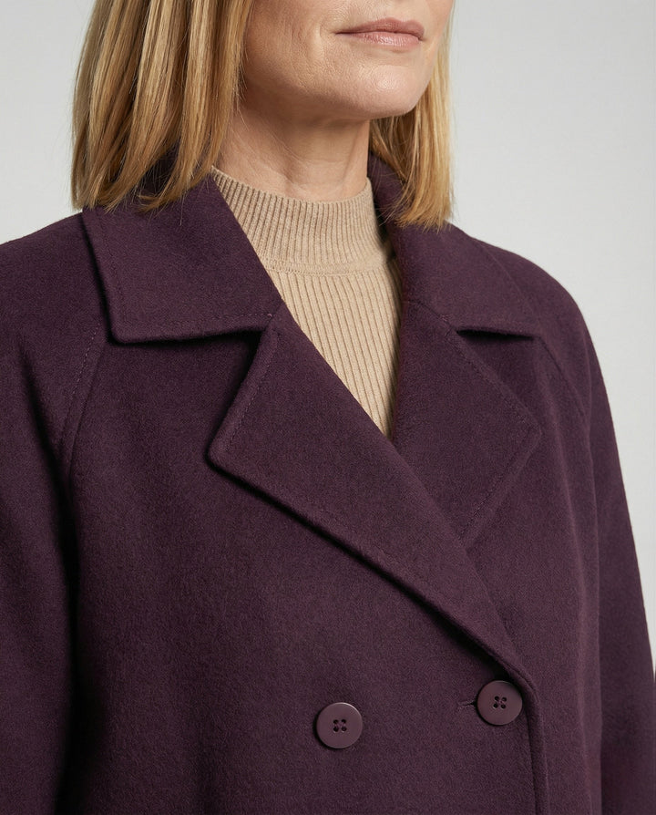 Cable Knit Cardigan | Double Breasted | Lapel Collar Short Jacket-Fashion Nora