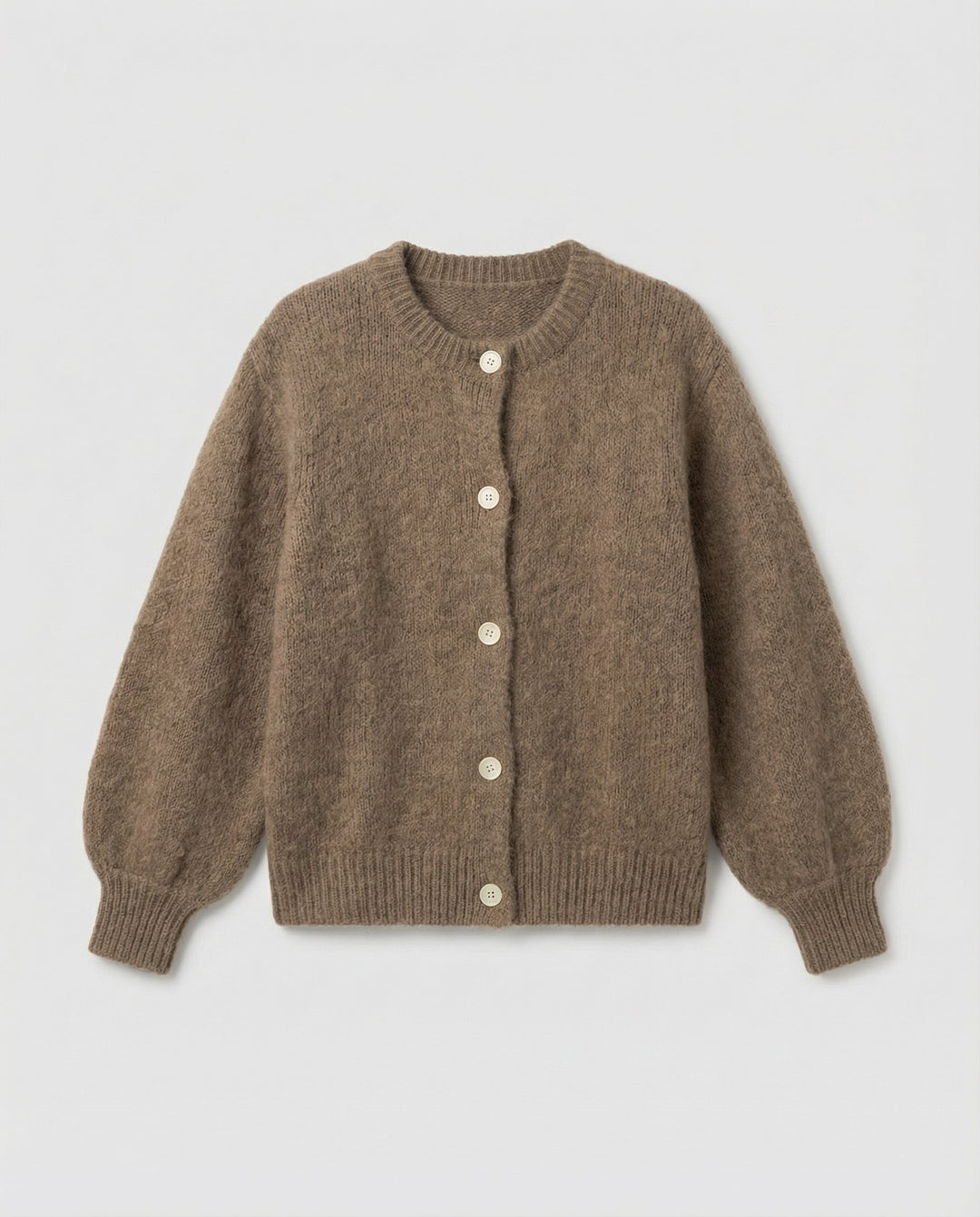 Cashmere Blend Cardigan | Open Front | Relaxed Fit-Fashion Nora