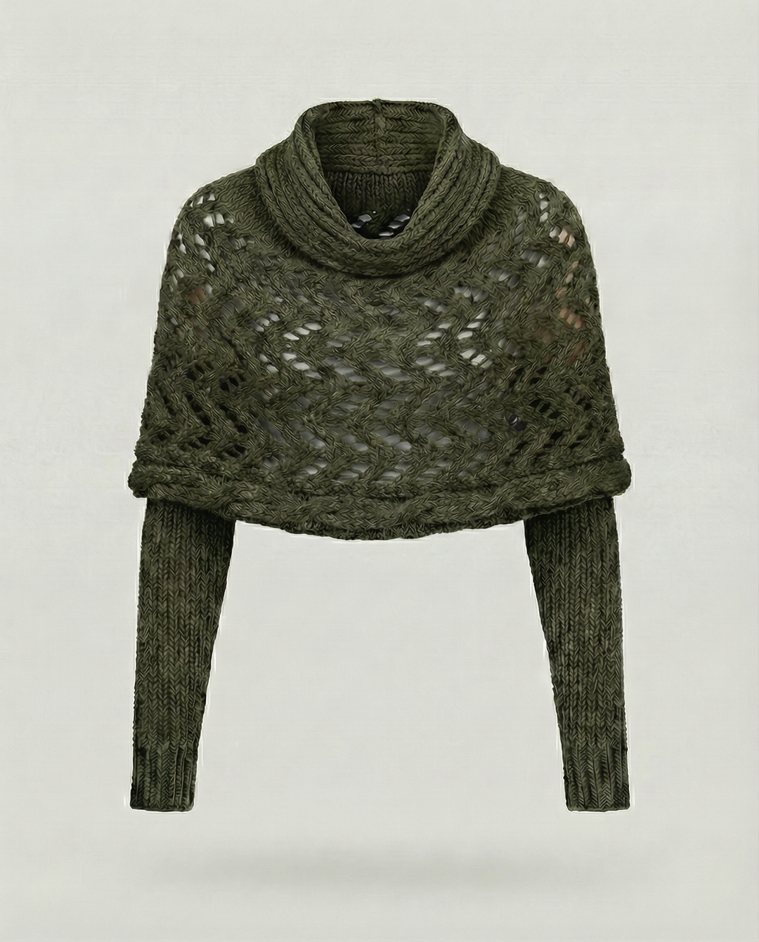 Chunky Knit Scarf | Openwork Weave | Extra Long 260 cm-Fashion Nora