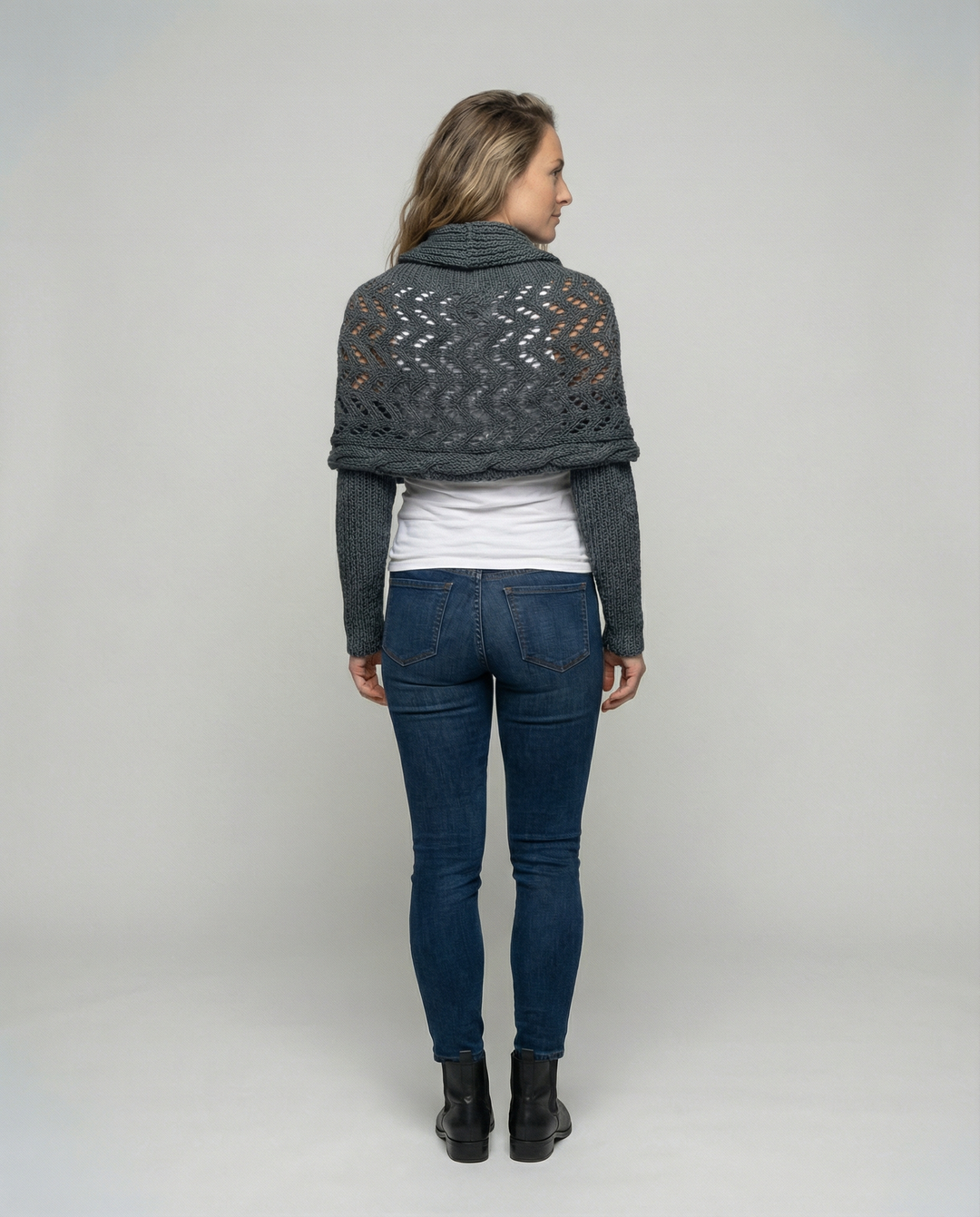 Chunky Knit Scarf | Openwork Weave | Extra Long 260 cm-Fashion Nora
