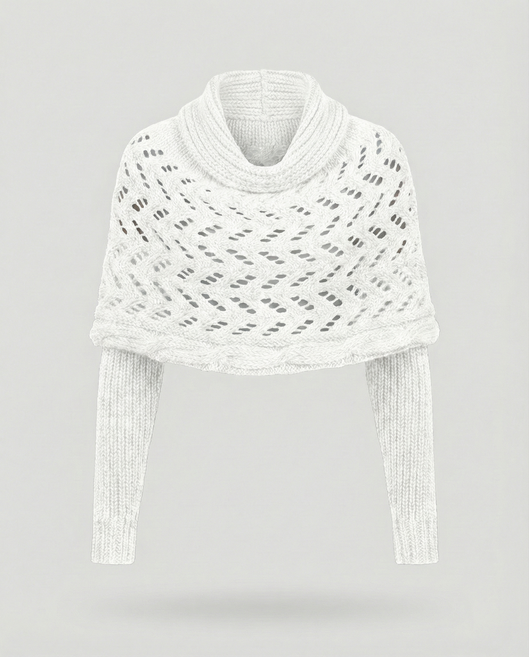 Chunky Knit Scarf | Openwork Weave | Extra Long 260 cm-Fashion Nora