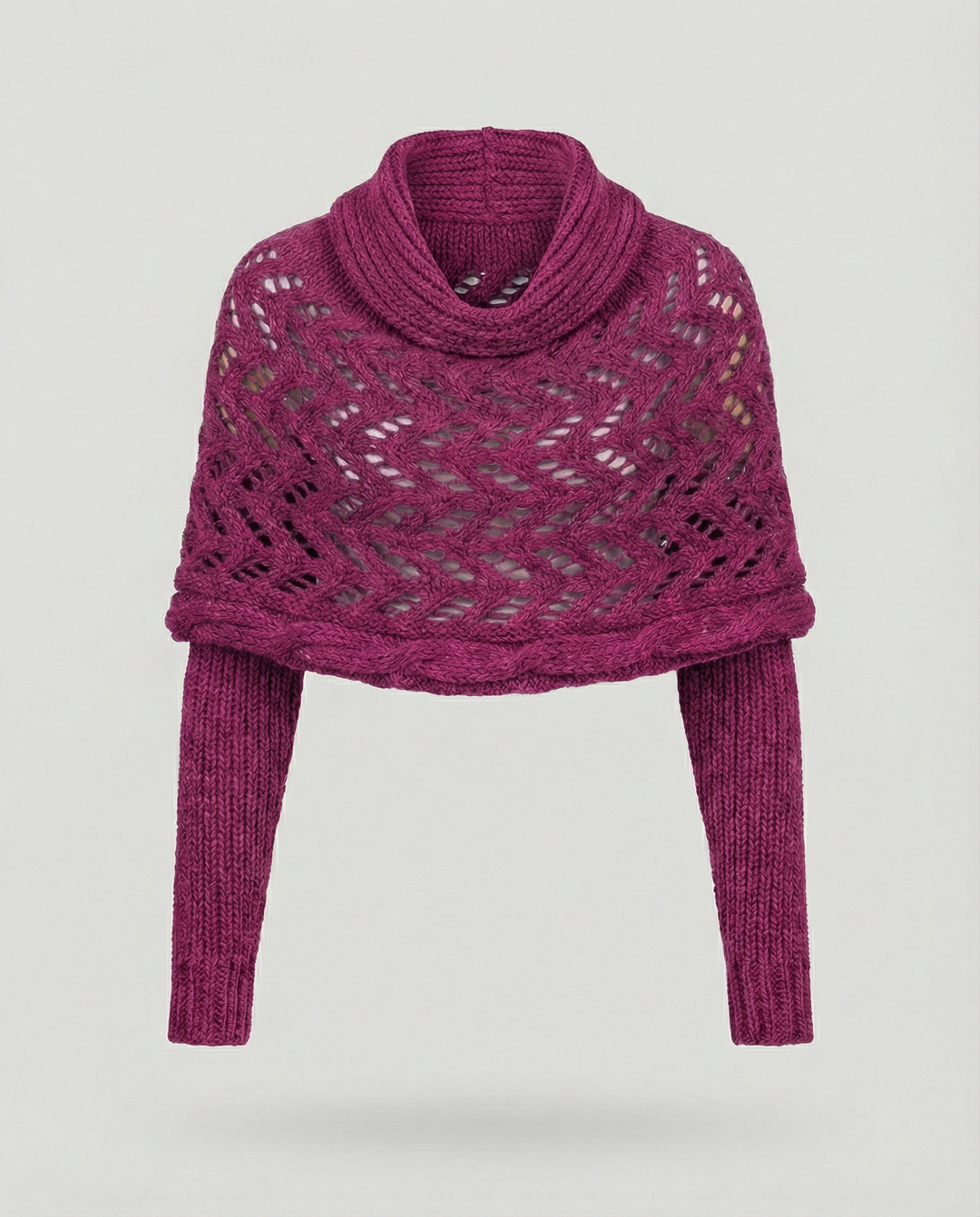 Chunky Knit Scarf | Openwork Weave | Extra Long 260 cm-Fashion Nora
