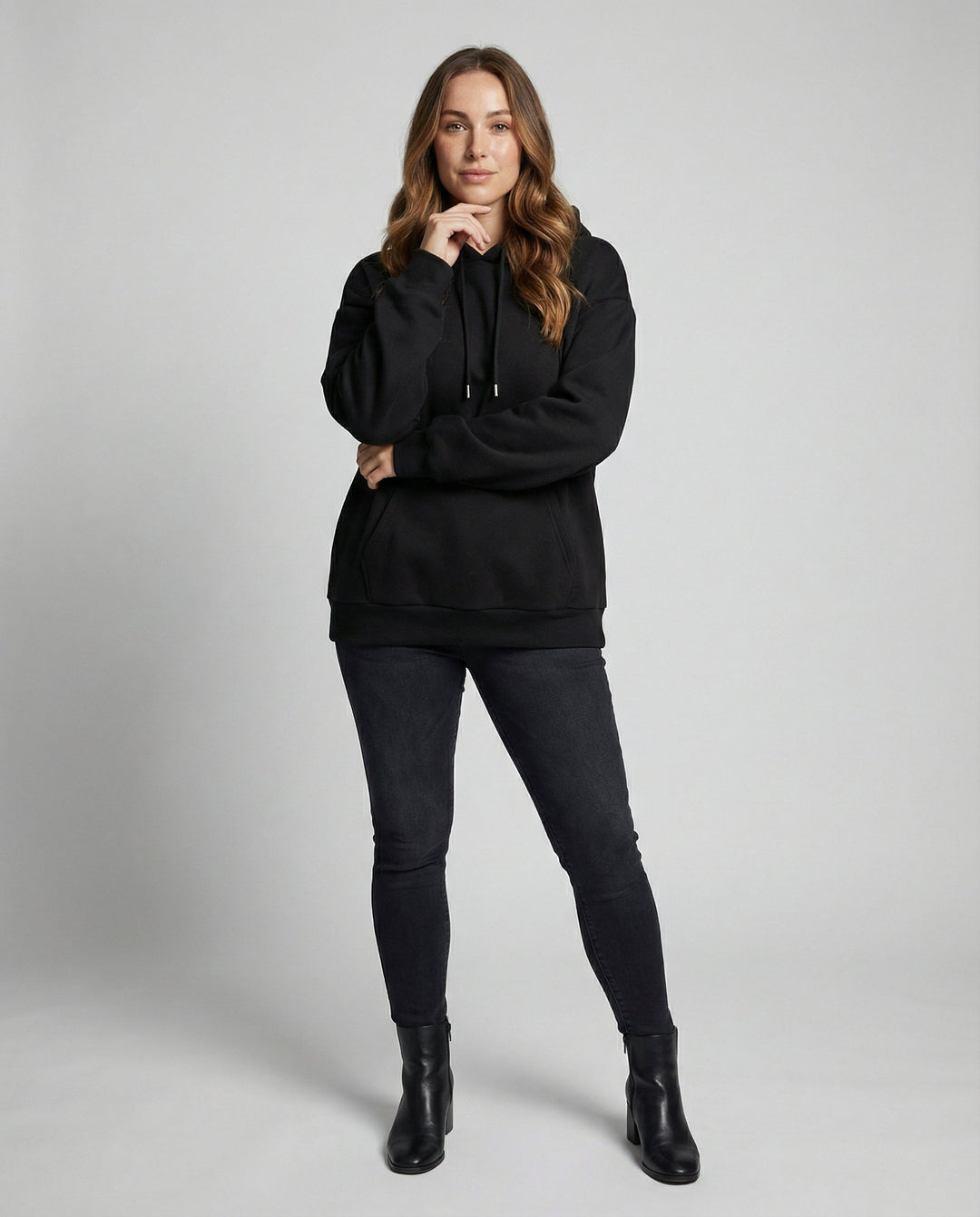Classic Everyday Hoodie | Drawstring Hood | Relaxed Fit-Fashion Nora