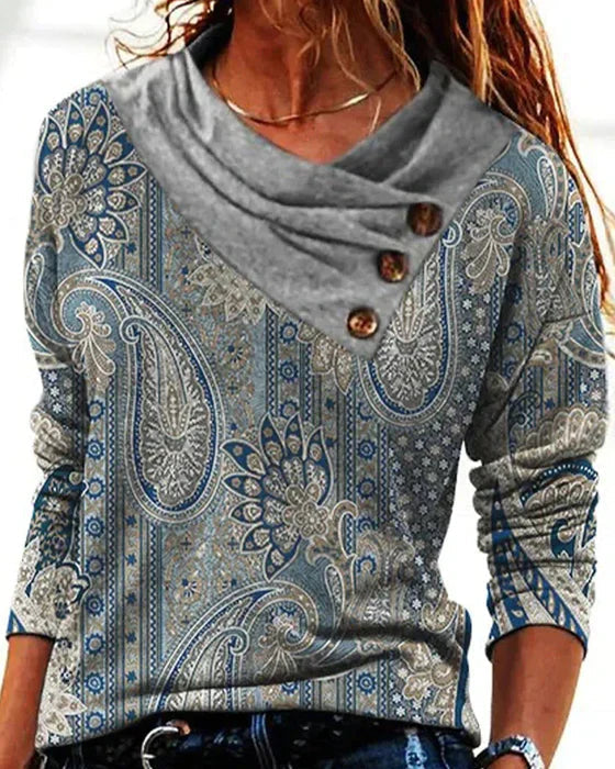 Classic Fine Knit Pullover | Round Neck | Elegant Grey-Fashion Nora