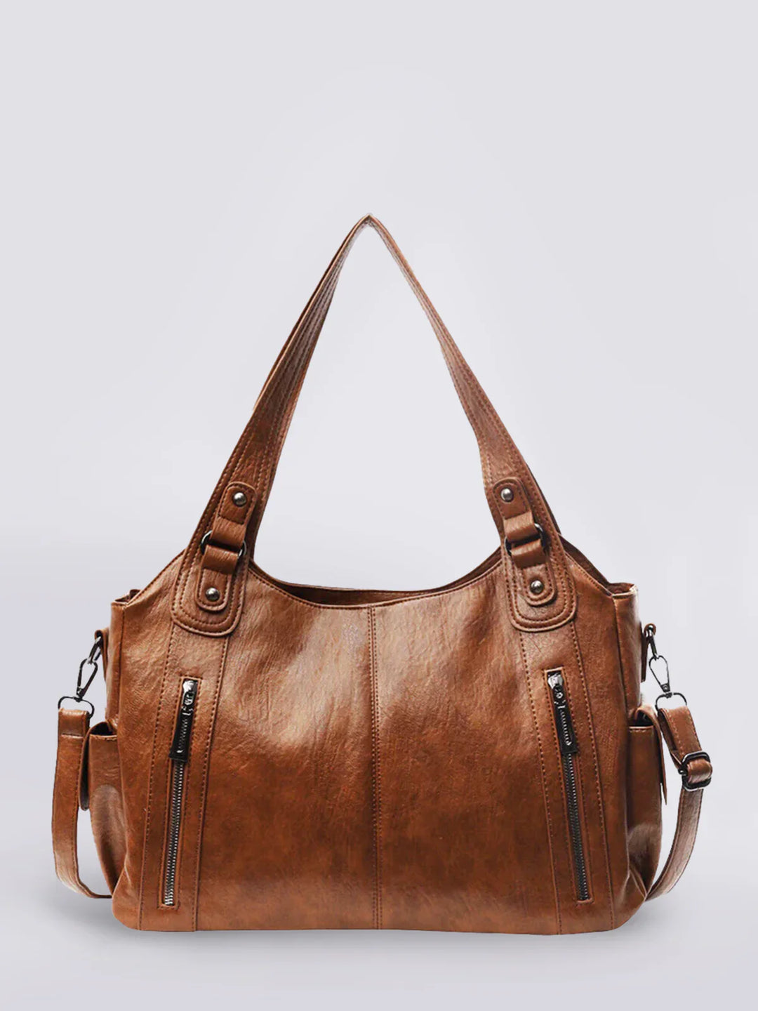 Dakota | Vegan Leather Shoulder Bag | Hobo Handbag-Fashion Nora