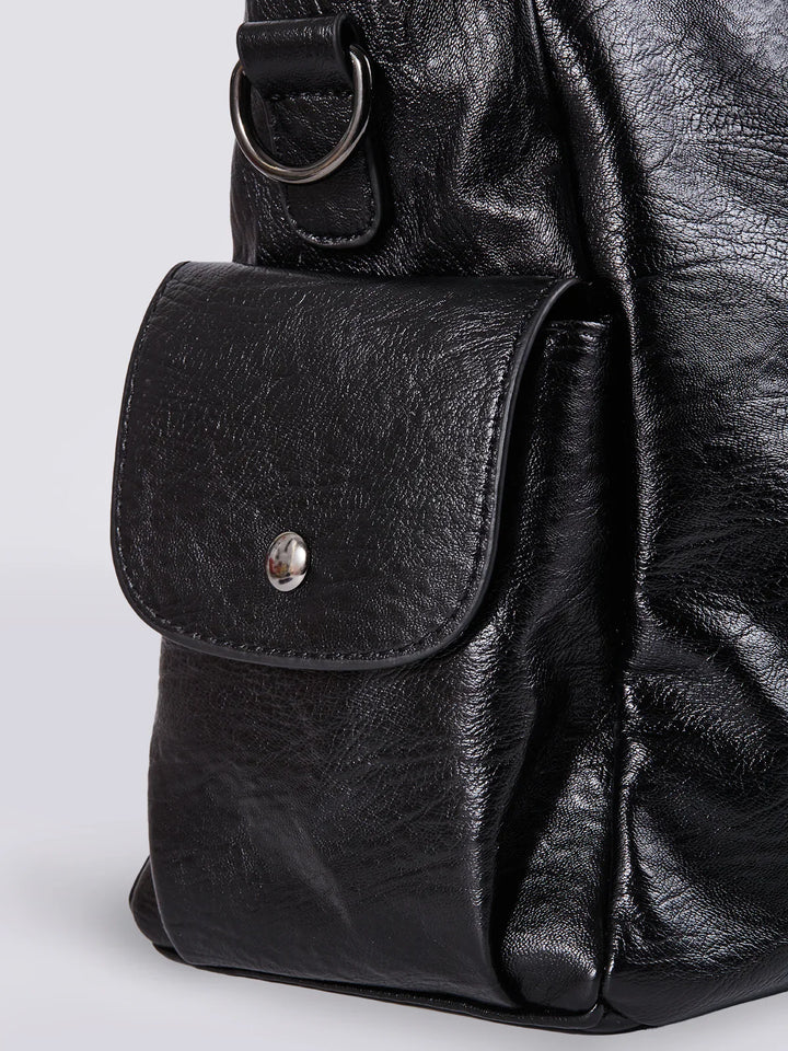 Dakota | Vegan Leather Shoulder Bag | Hobo Handbag-Fashion Nora