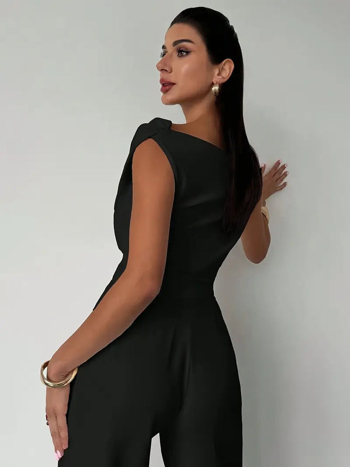 Draped Off-Shoulder Top | Elegant Chic Asymmetric-Fashion Nora