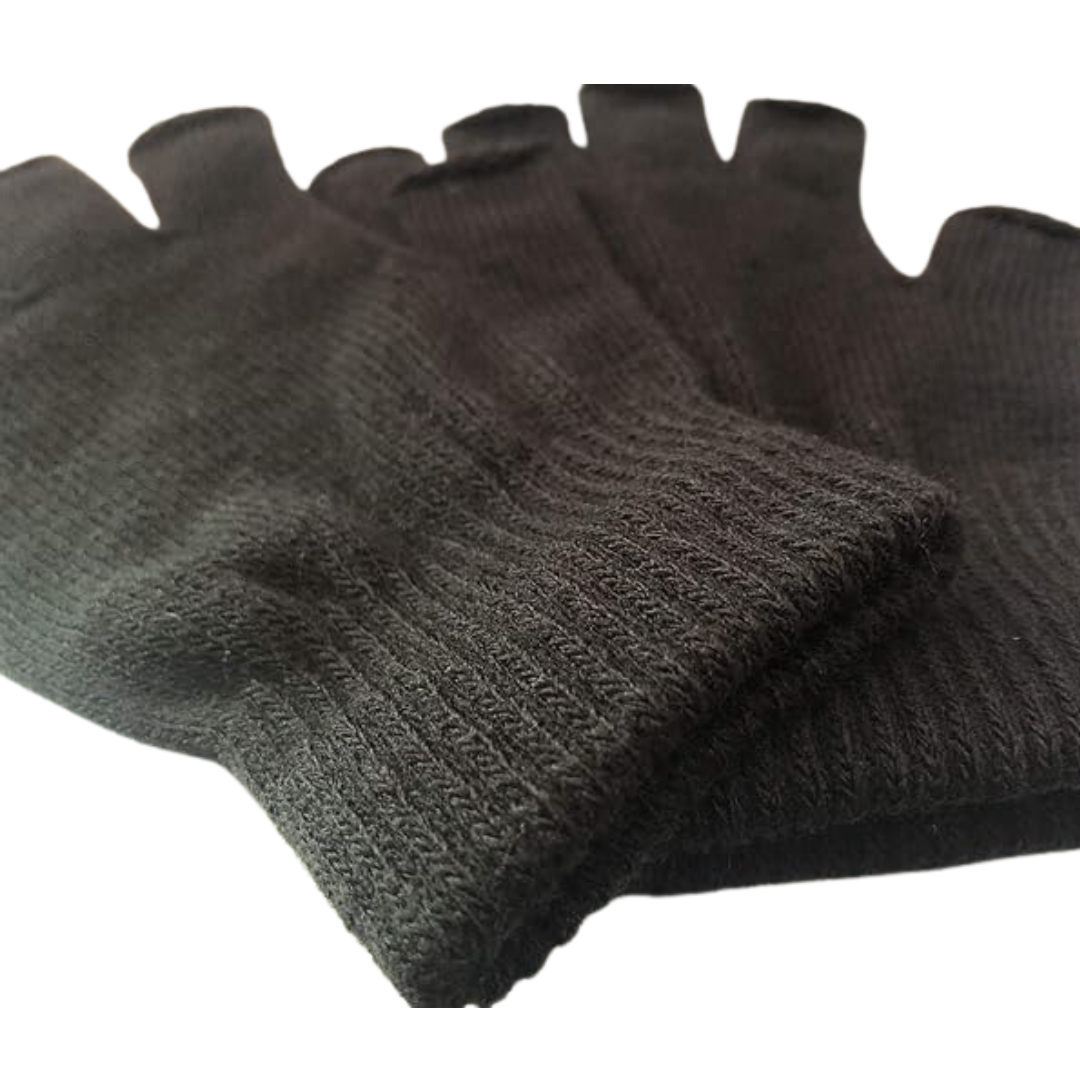 Fingerless Knit Gloves | Touchscreen Friendly | 2 Pair Set-Fashion Nora
