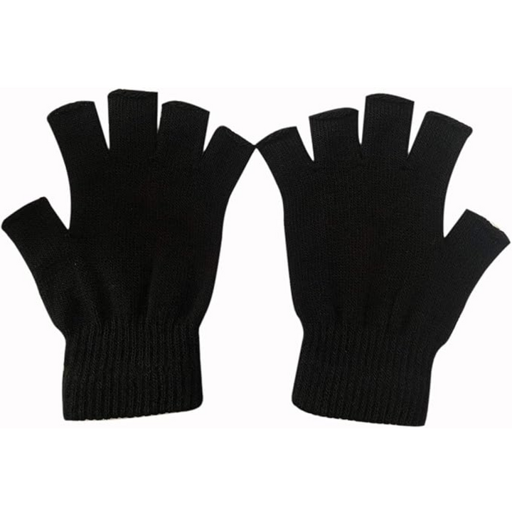 Fingerless Knit Gloves | Touchscreen Friendly | 2 Pair Set-Fashion Nora