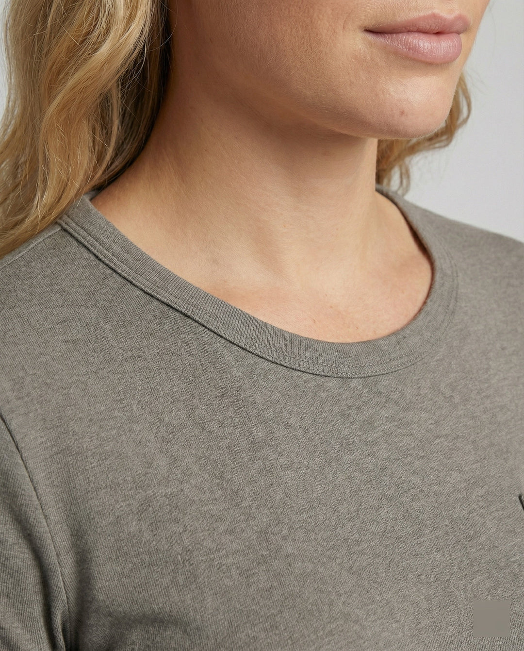Fleece-Lined Long Sleeve Top | Crew Neck | Side Pockets-Fashion Nora