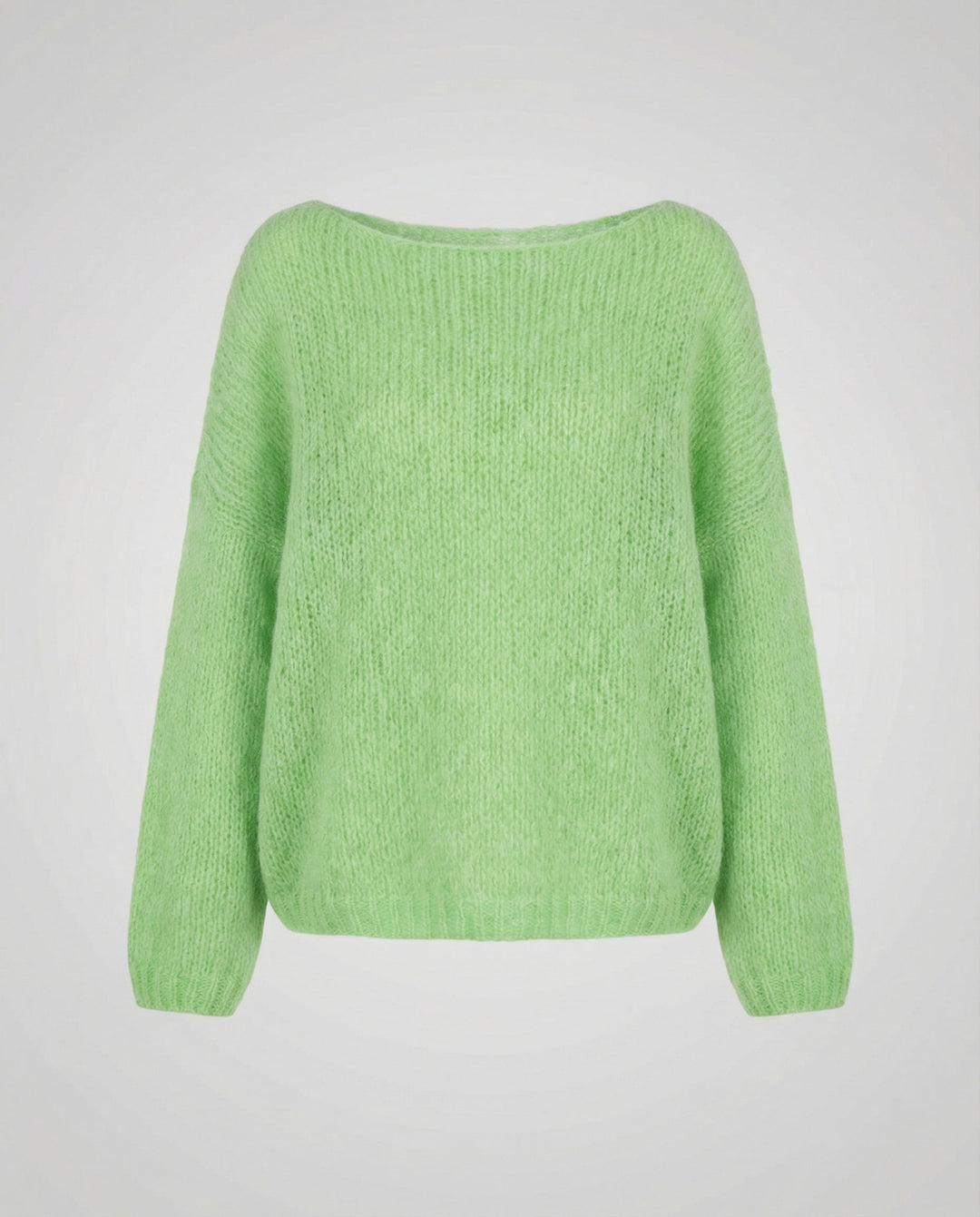 Fluffy Off-Shoulder Sweater | Brushed Knit | Relaxed Fit-Fashion Nora