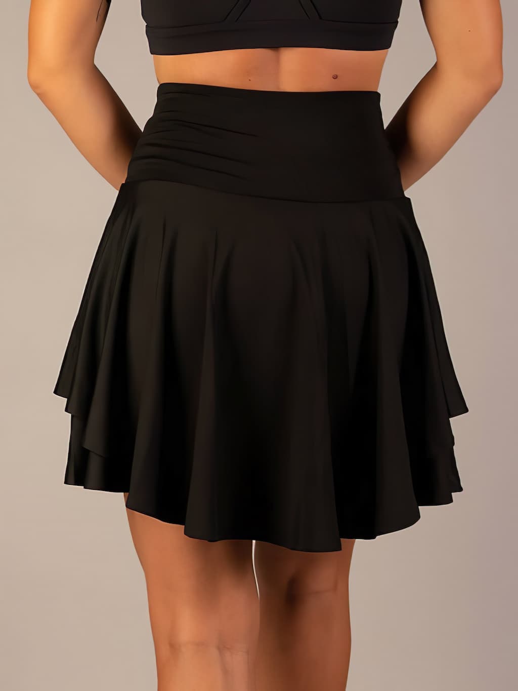 High Waisted Skort | Athletic Tennis Skirt with Built-In Shorts-Fashion Nora