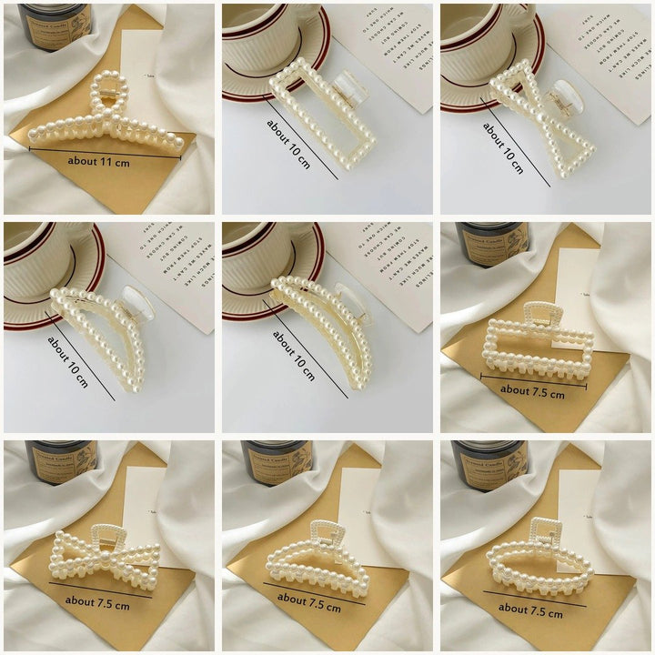 Pearl Claw Clips | Set of 4, 5 or 9-Fashion Nora