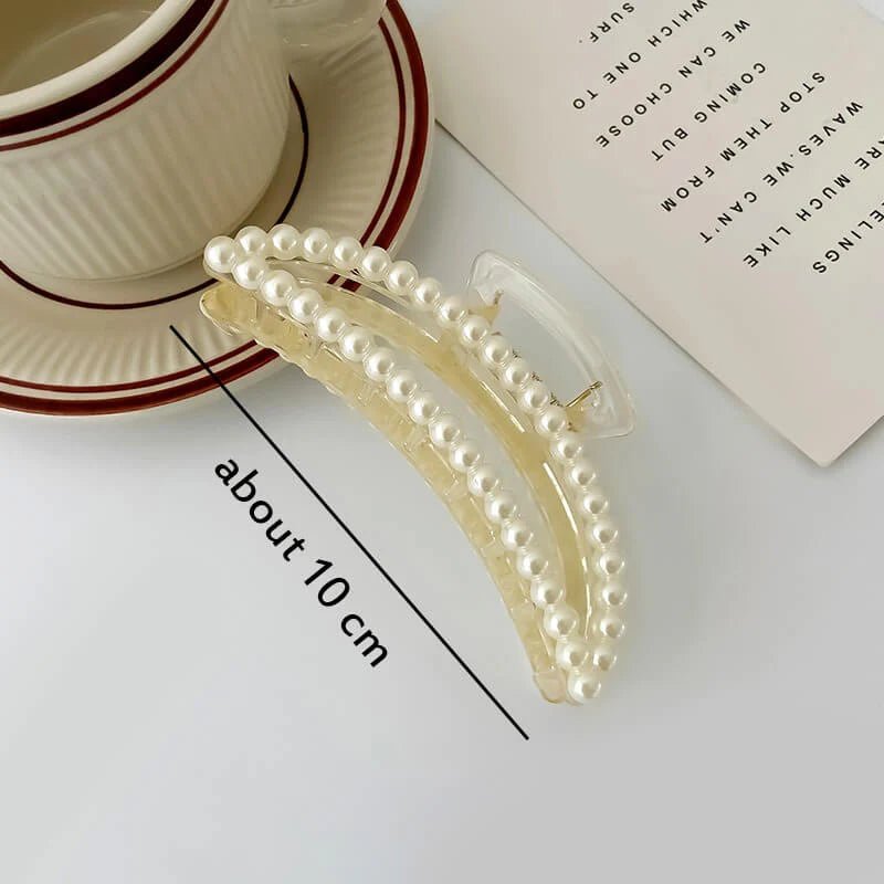Pearl Claw Clips | Set of 4, 5 or 9-Fashion Nora