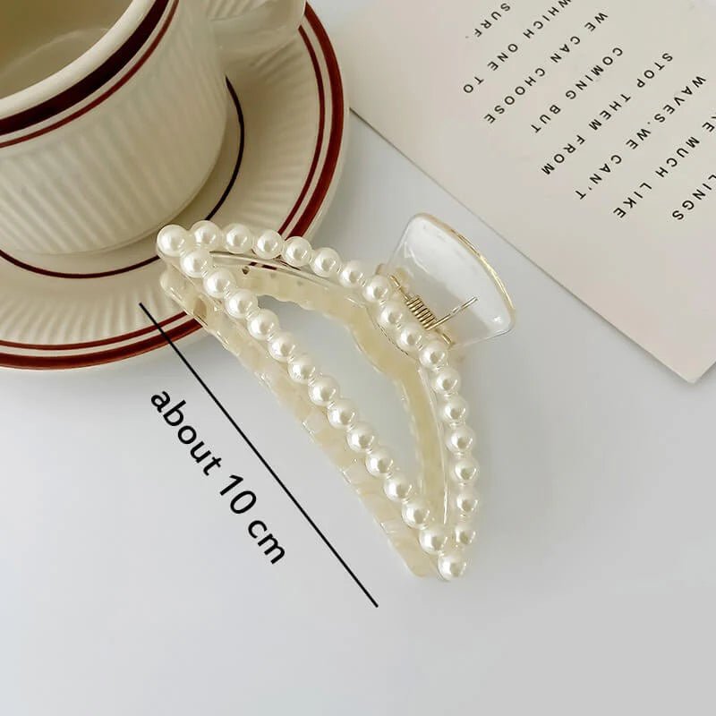 Pearl Claw Clips | Set of 4, 5 or 9-Fashion Nora