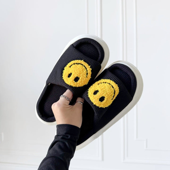 Platform Slides | Smiley | EVA Sole Sandals Women-Fashion Nora
