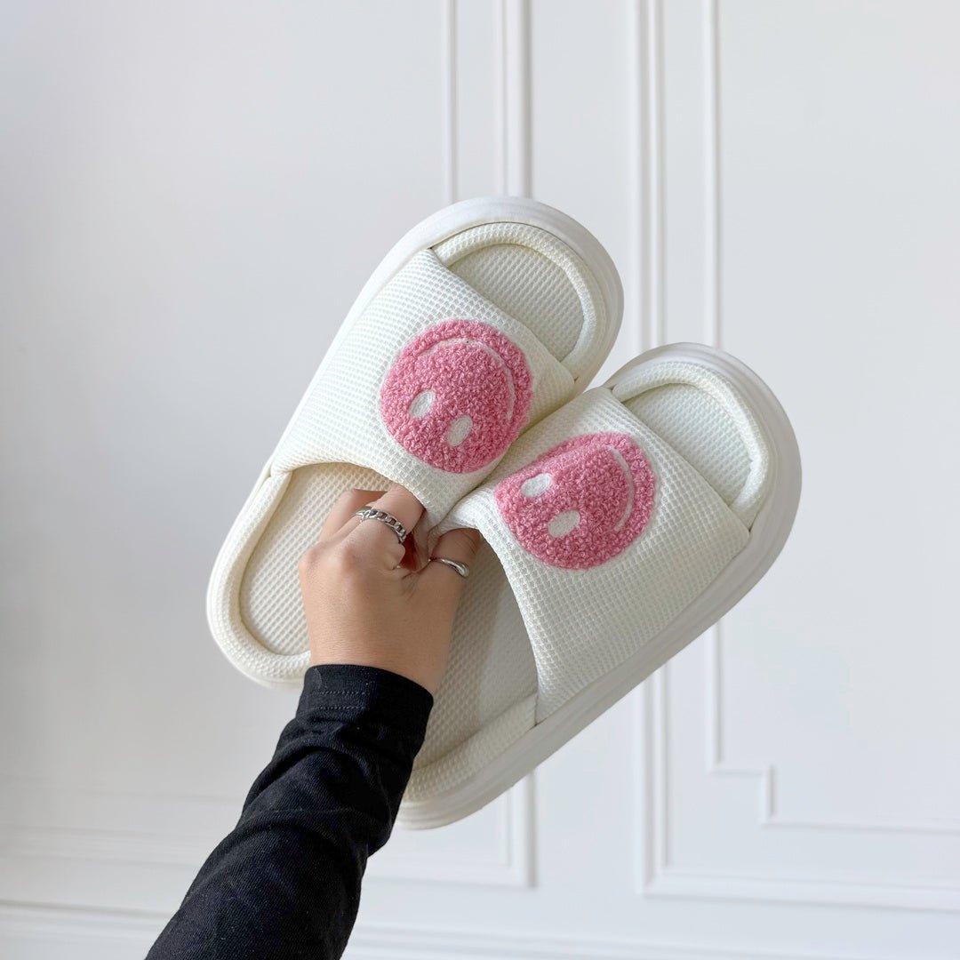 Platform Slides | Smiley | EVA Sole Sandals Women-Fashion Nora