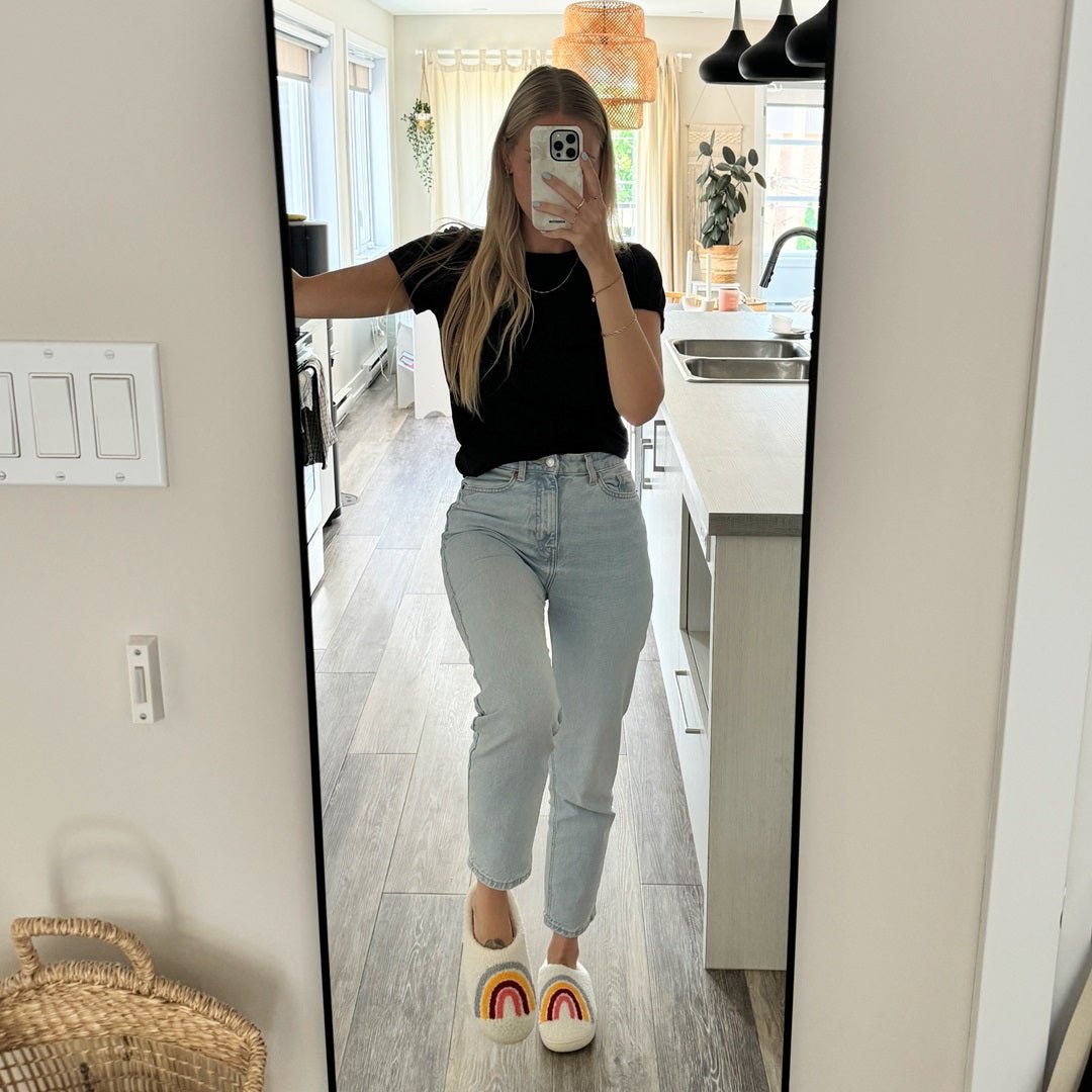 Rainbow Slippers | Plush House Slippers Women | Non Slip-Fashion Nora
