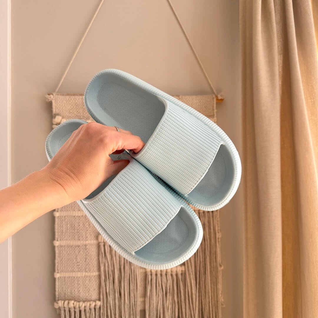 Cloud Slides | 4 cm Thick Sole | Non Slip Slides-Fashion Nora