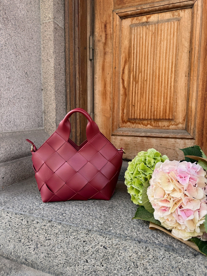 Marly Bag Large - Wine Red-Fashion Nora
