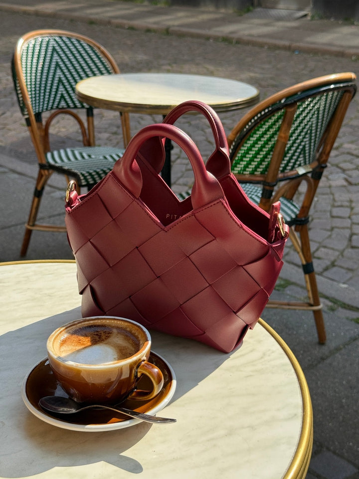 Marly Bag Small - Wine Red-Fashion Nora