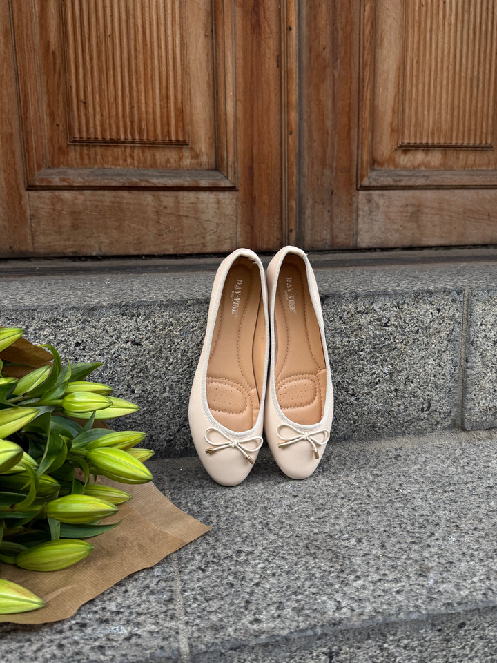 Maya Ballerina - Beige-Fashion Nora