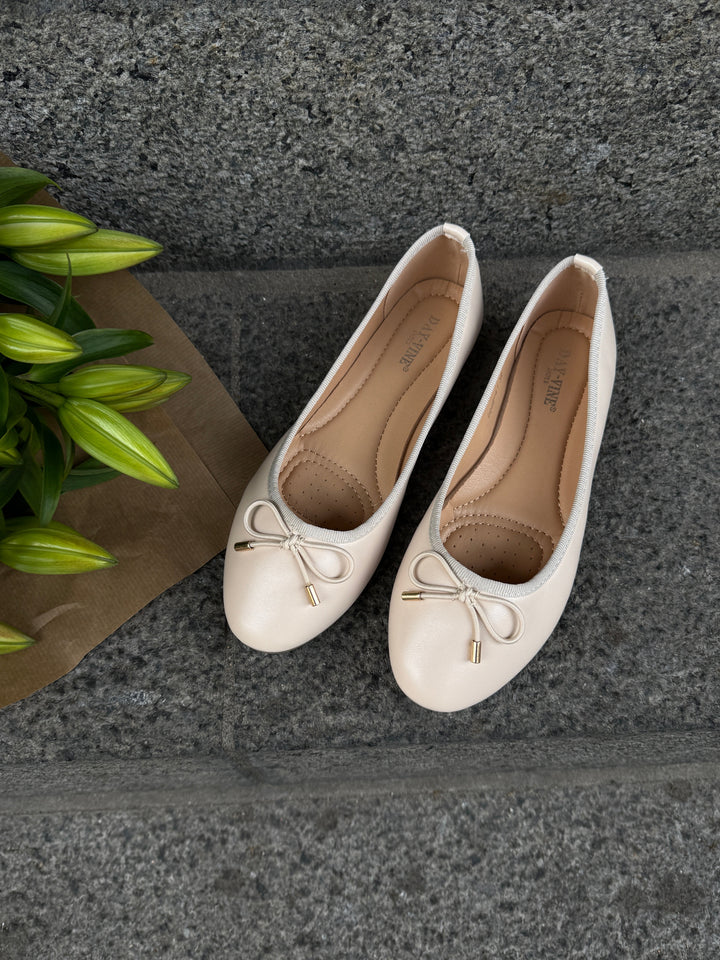 Maya Ballerina - Beige-Fashion Nora