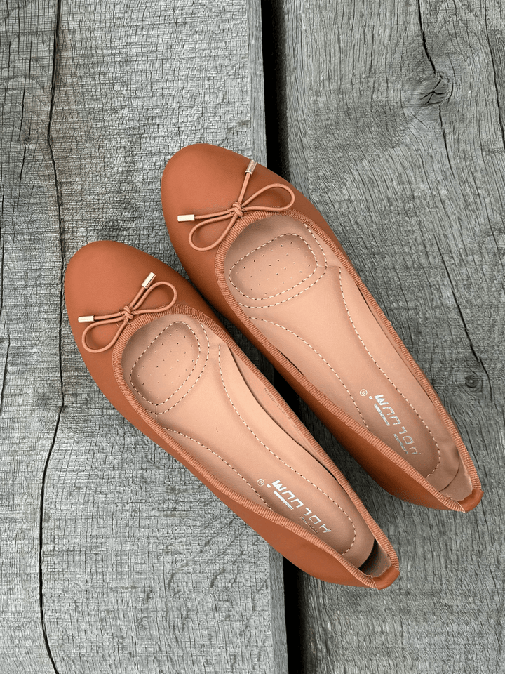 Maya Ballerina - Brown-Fashion Nora