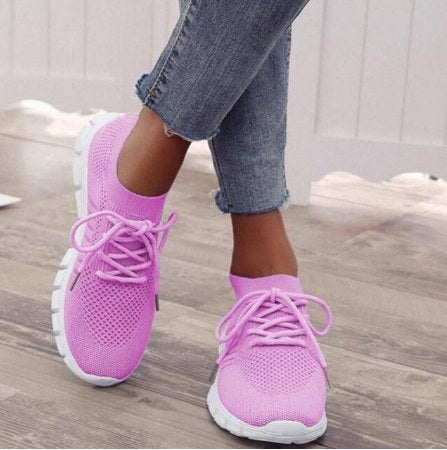 Orthopedic Sneakers Women | Lightweight Mesh Walking Shoes-Fashion Nora
