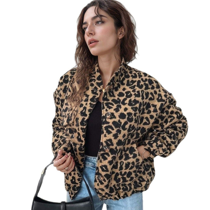 Oversized Faux Fur Jacket | Leopard Print | Cosy Winter Coat-Fashion Nora