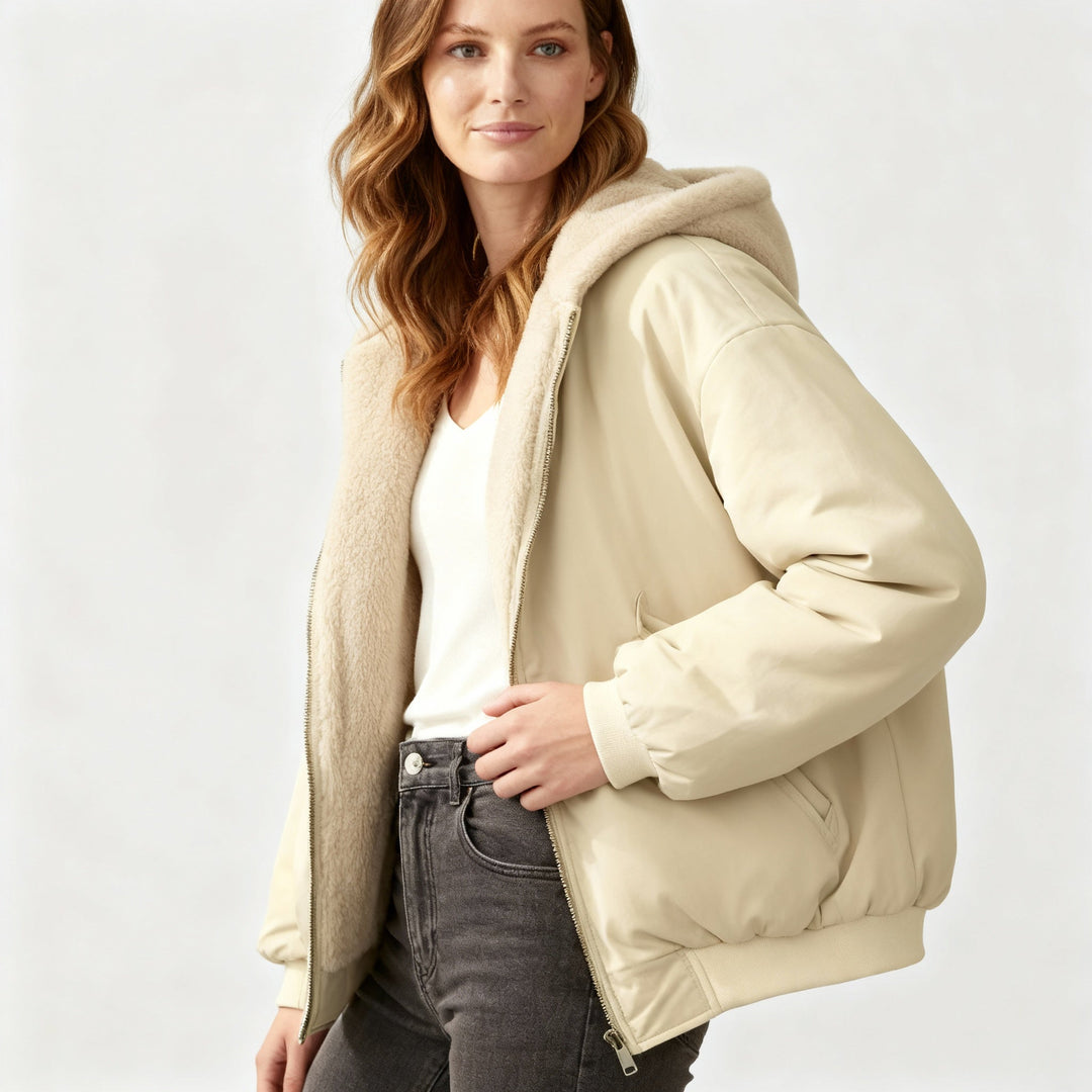 Oversized Fleece-Look Winter Jacket | Warm Lining | Comfortable Fit-Fashion Nora