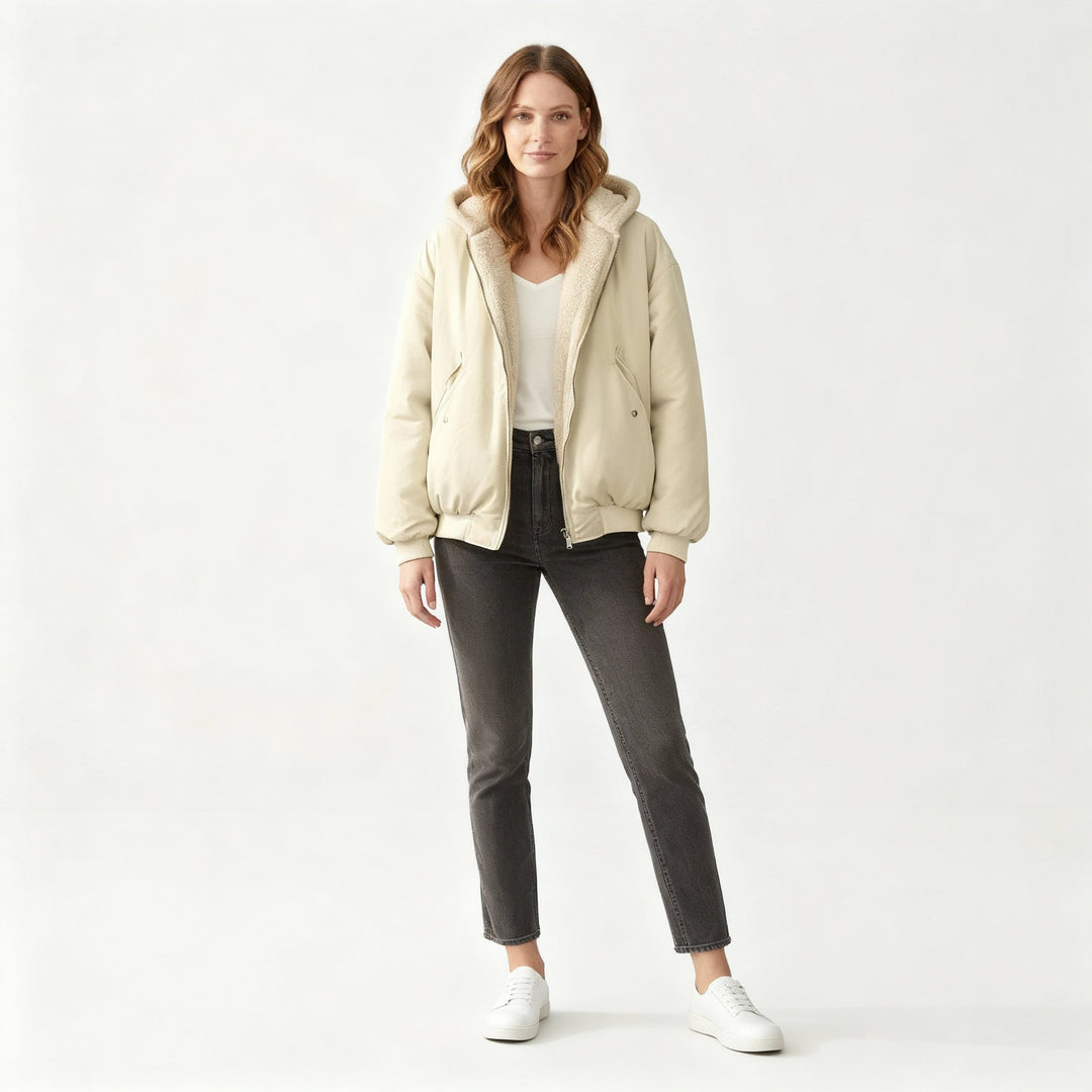 Oversized Fleece-Look Winter Jacket | Warm Lining | Comfortable Fit-Fashion Nora