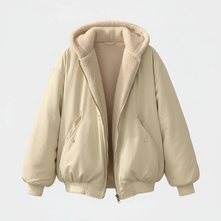 Oversized Fleece-Look Winter Jacket | Warm Lining | Comfortable Fit-Fashion Nora