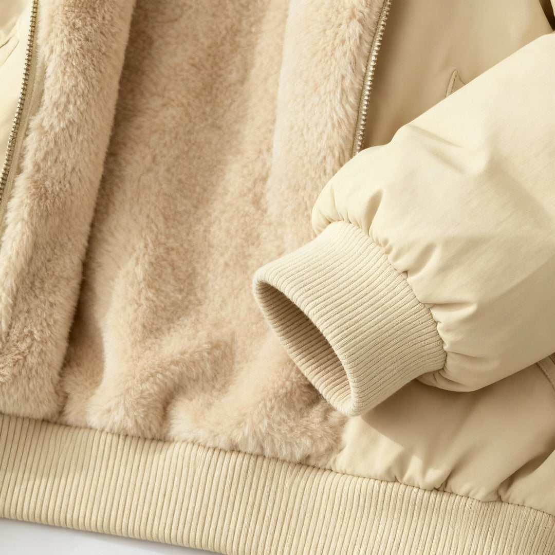 Oversized Fleece-Look Winter Jacket | Warm Lining | Comfortable Fit-Fashion Nora