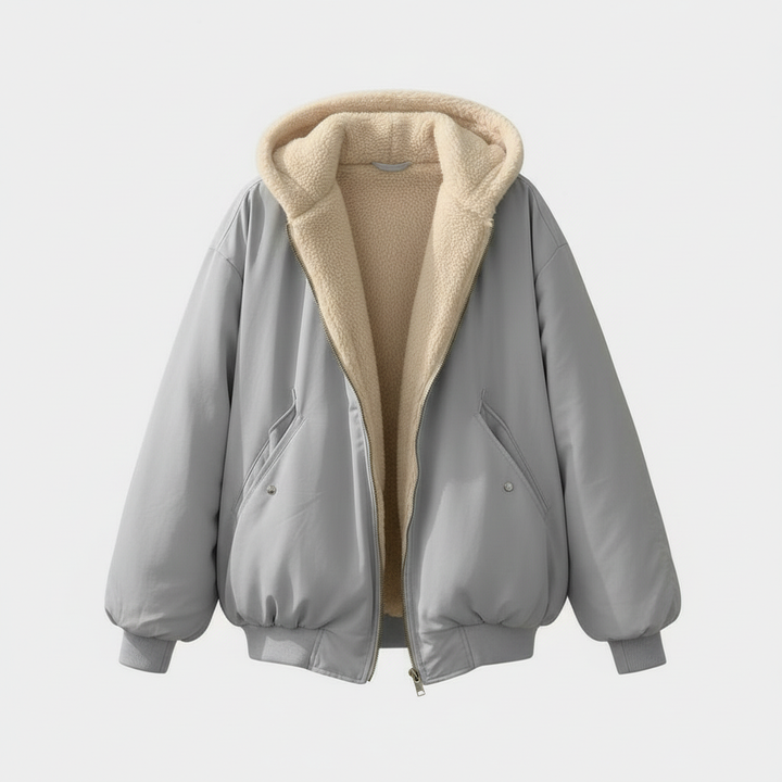 Oversized Fleece-Look Winter Jacket | Warm Lining | Comfortable Fit-Fashion Nora