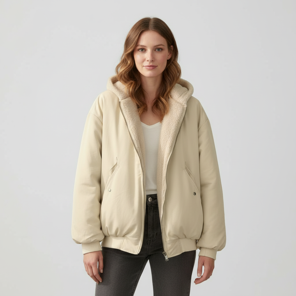Oversized Fleece-Look Winter Jacket | Warm Lining | Comfortable Fit-Fashion Nora