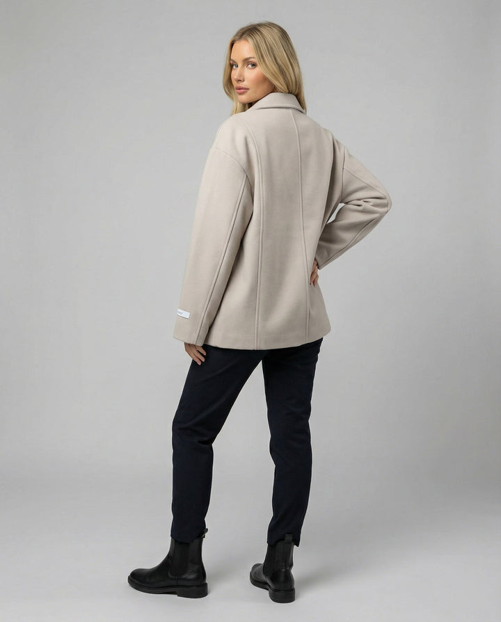 Oversized Knit Cardigan | Button Front | V Neck with Pockets-Fashion Nora
