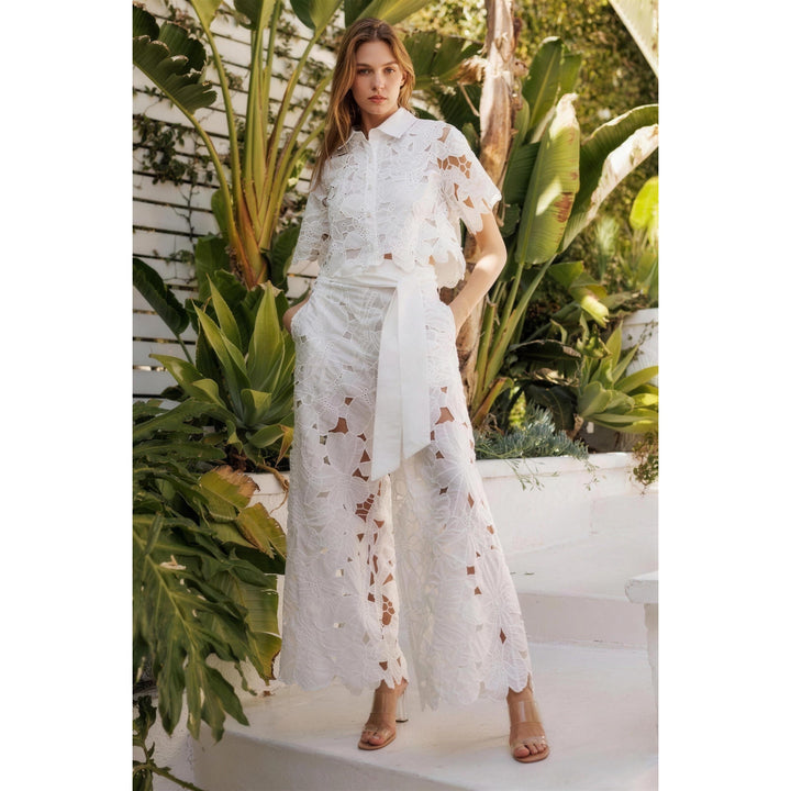 Palazzo Pants and Top | Lace Co-Ord Set | Women's Summer-Fashion Nora