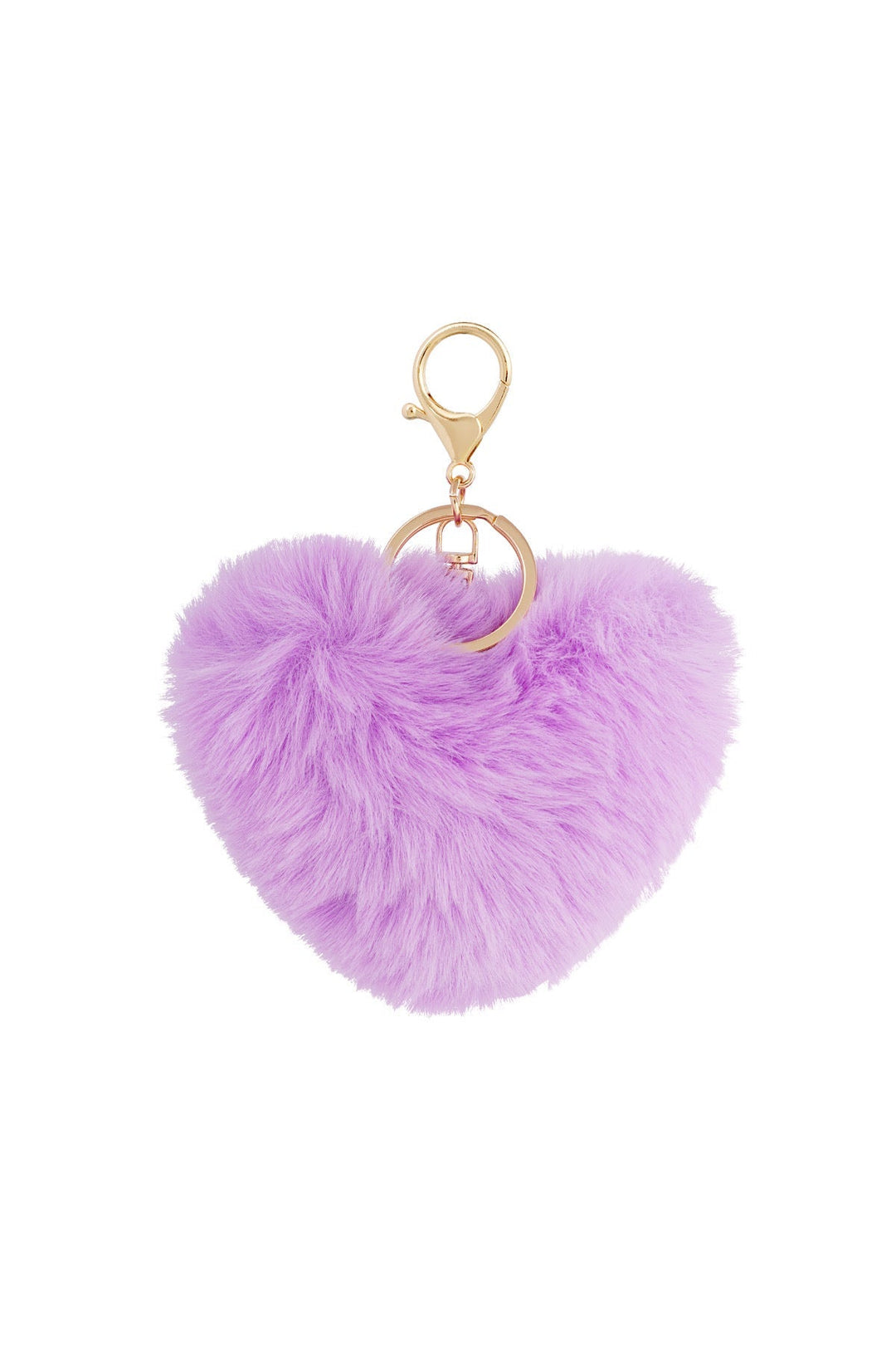 Purple Faux Fur Purse Charm | Bag Charm | Keychain-Fashion Nora