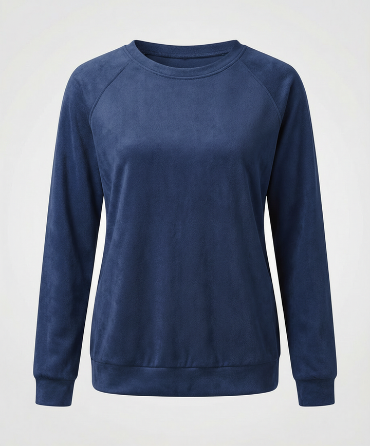 Raglan Sleeve Sweatshirt | Crew Neck | Classic Fit-Fashion Nora